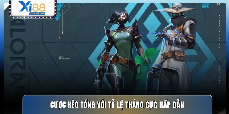 Cược kèo tổng với tỷ lệ thắng cực hấp dẫn
