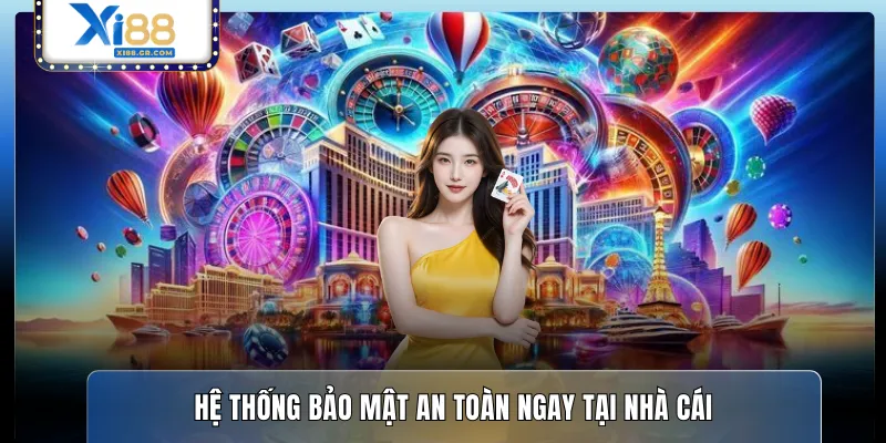 Hệ thống bảo mật an toàn ngay tại nhà cái