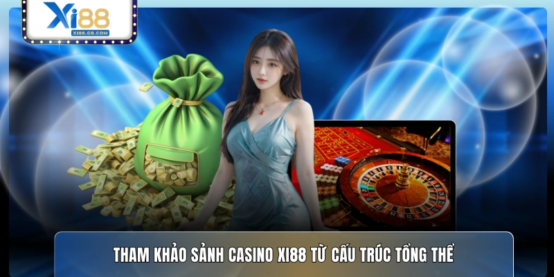 Tham khảo sảnh casino XI88 từ cấu trúc tổng thể