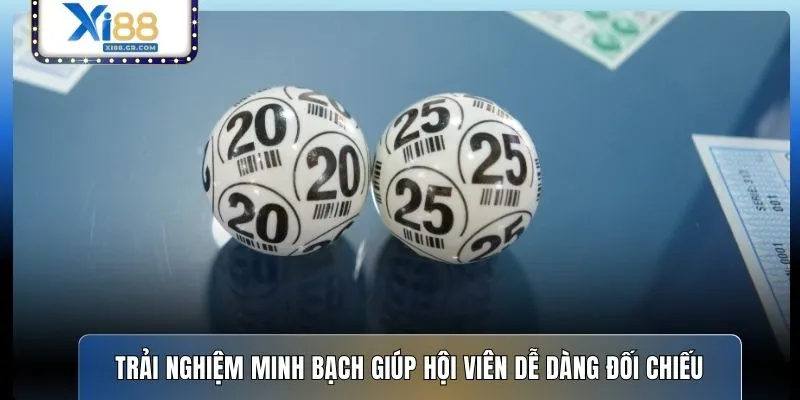 Trải nghiệm minh bạch giúp hội viên dễ dàng đối chiếu