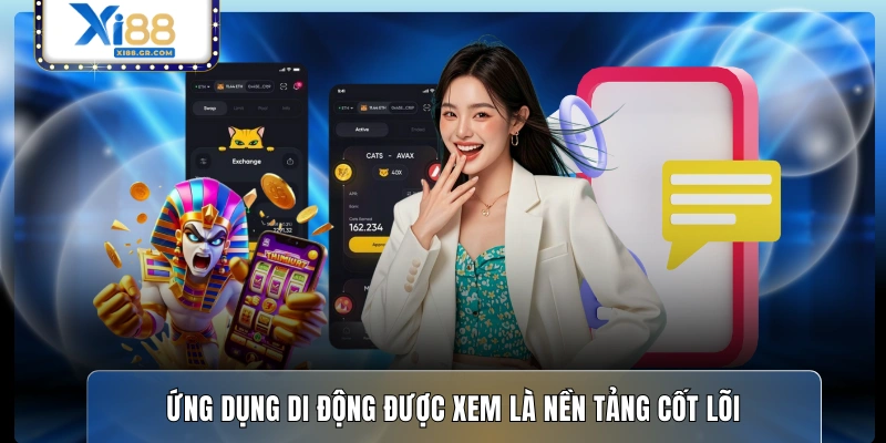 Ứng dụng di động được xem là nền tảng cốt lõi